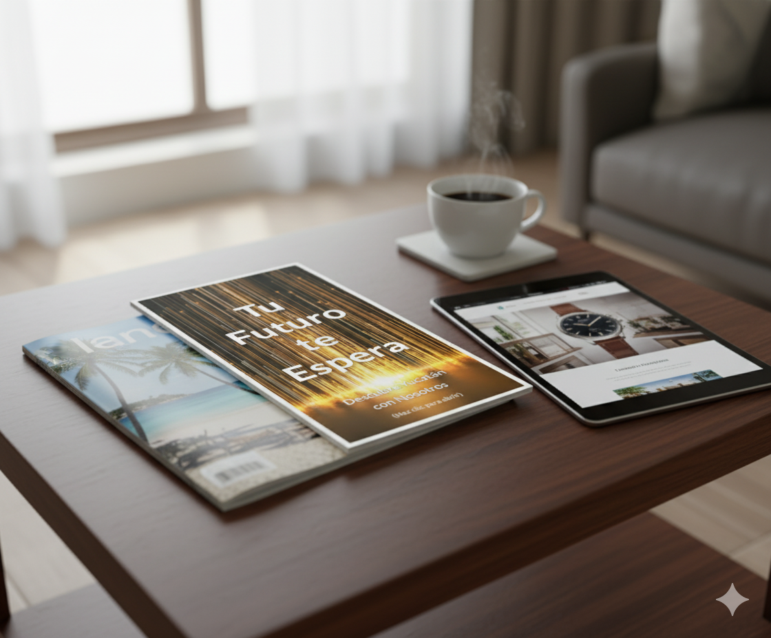 Mockup del brief de inversión de Goza Mérida